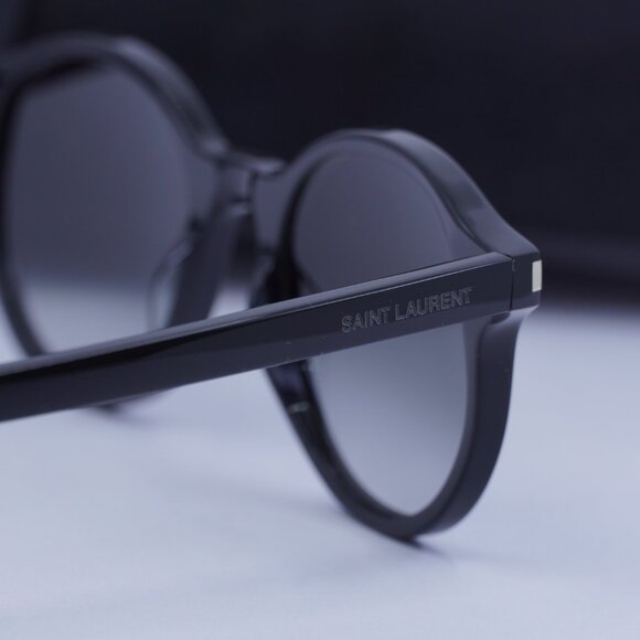 Final Price! Saint Laurent SL521 001 Black/Grey Sunglasses - Picture 9 of 10